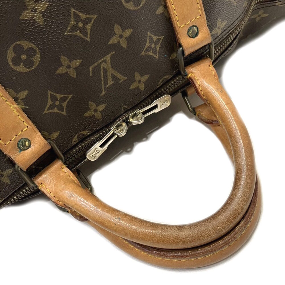 LOUIS VUITTON Brown Monogram Canvas Keepall 60 Boston Bag - Picture 9 of 9
